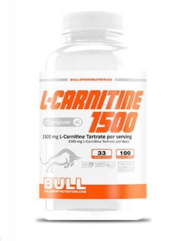 BULL CARNITINA CARNIPURE 1500 - 100 CAPSULAS