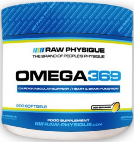 RAW OMEGA 3 - 6 - 9   200 SOFTGELS