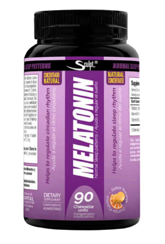 SCULPT MELATONIN 90 TABS MASTICABLE