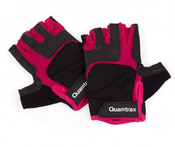 QUAMTRAX GUANTES TRANSPIRABLES ROSA NEGRO S