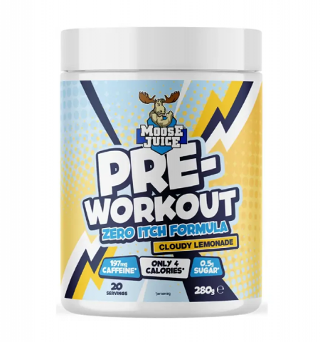 MUSCLE MOOSE PRE-WORK ZERO ITCH FORMULA 20 SERV