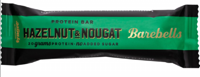 BAREBELLS BAR HAZELNUT NOUGAT