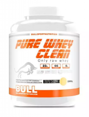 BULL PURE WHEY CLEAN 2.3 KGS NATILLAS