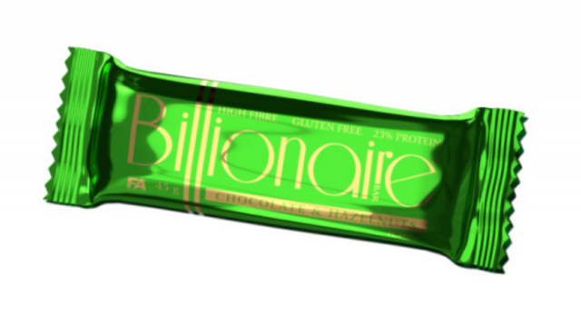 FA BILLIONAIRE BAR 45g CHOCOLATE-HAZELNUT