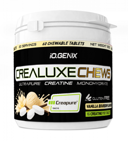 IOGENIX CREALUXECHEWS CREAPURE 60 TABLETS VAINILLA