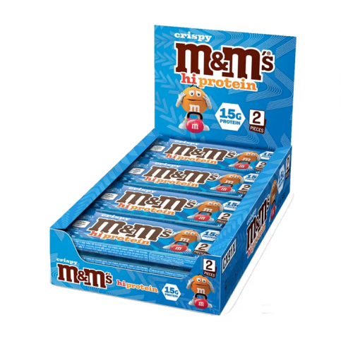 M&M'S CRISPY HIGH PROTEIN BAR 52G