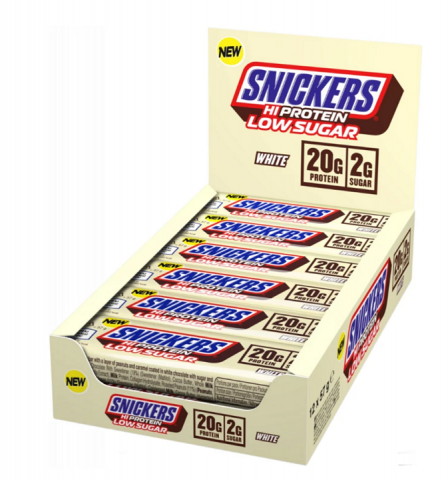 SNICKERS WHITE LOW SUGAR HIGH PROTEIN BAR - 57gr