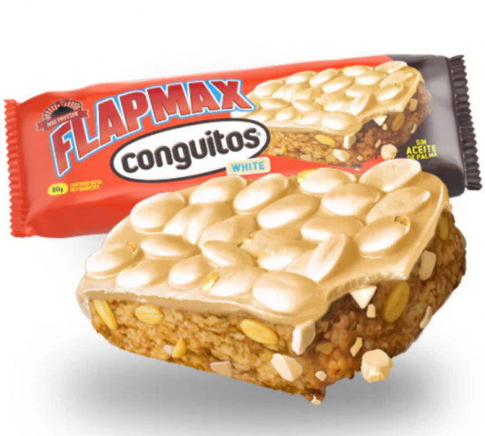 MAX PROTEIN FLAPMAX 80g CONGUITOS WHITE