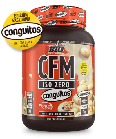 MAX PROTEIN CFM ISO ZERO 1KG CONGUITOS WHITE