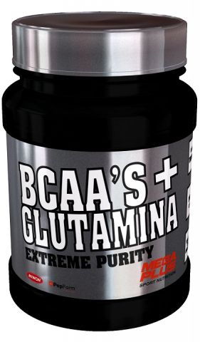 MEGAPLUS BCAA + GLUTAMINA 600 GRAMOS PURITY FRESA 