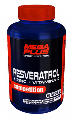 MEGAPLUS RESVERATROL COMPET+ ZINC + VIT. C, 60caps