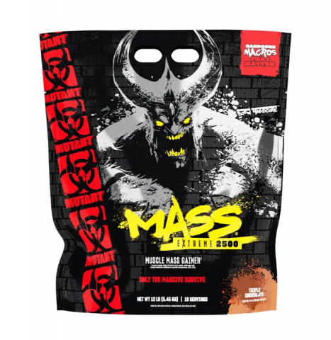 MUTANT MASS XXXTREME 2500 12LBS 5.45 KGS COOKIES