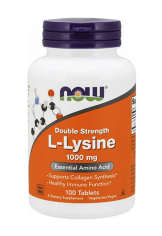 NOW L-Lysine 1000mg (100 Tabs)