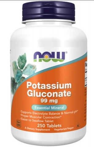 NOW POTASSIUM GLUCONATE 99mg (250)