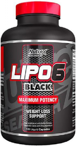 NUTREX LIPO 6 BLACK 120 CAPS NEW