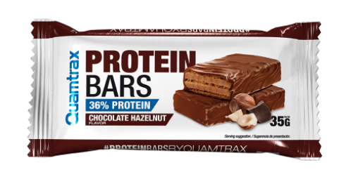 QUAMTRAX PROTEIN BARS 35 G CHOCOLATE AVELLANA