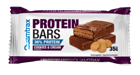 QUAMTRAX PROTEIN BARS 35 G COOKIES CREAM