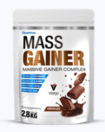 QUAMTRAX MASS GAINER 2.8 KG CHOCOLATE