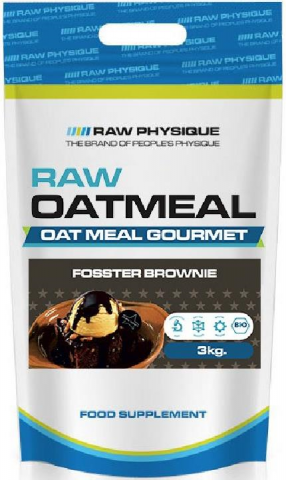 RAW OATMEAL 3 KGS BROWNIE