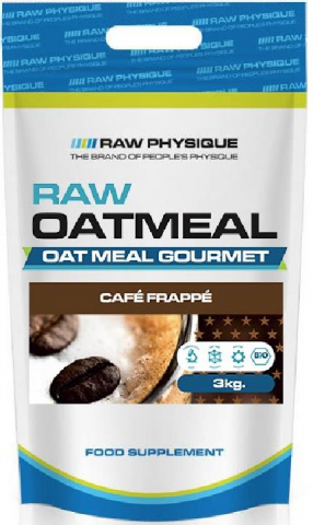 RAW OATMEAL 3 KGS CAPUCHINO