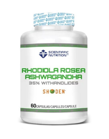 SCIENTIFFIC NUTRITION RHODIOLA ROSEA + ASHWAGANDHA