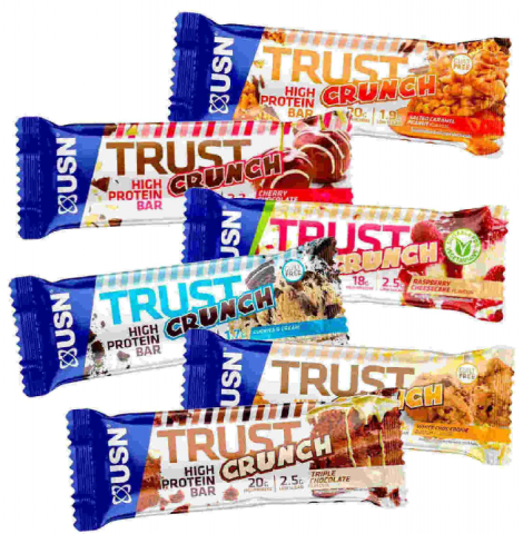 USN TRUST CRUNCH BAR RASPBERRY CHEESECAKE