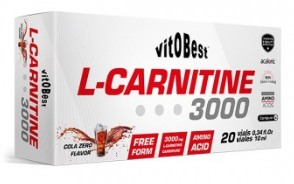 VIT.O.BEST L- CARNITINE 3000 - 20 VIALES- COLA