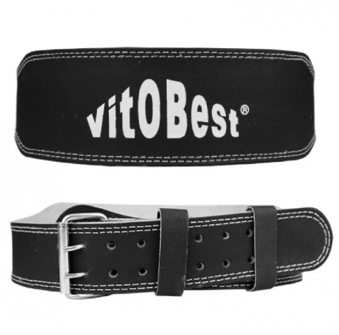 VIT.O.BEST CINTURON CUERO NEGRO L