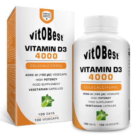 VIT.O.BEST VITAMINA D3 100 CAPS