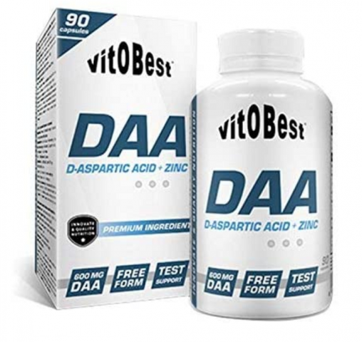 VIT.O.BEST DAA D Aspartic Acid + Zinc 90Caps