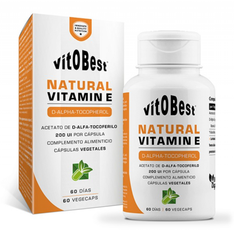 VIT.O.BEST VITAMINA E NATURAL 60 VEGECAPS