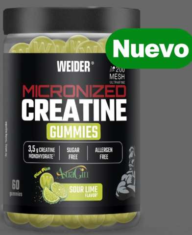 WEIDER CREATINE 200 MESH 60 GUMMIES LIMA