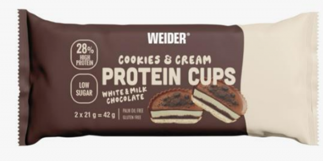 WEIDER PROTEIN CUPS COOKIES&CREAM 42G