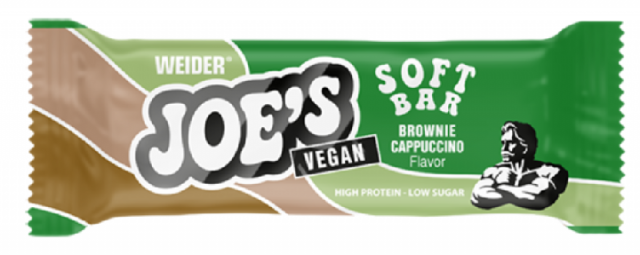 WEIDER JOE´S VEGAN SOFT BAR BROWNIE 50G