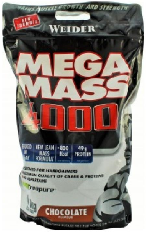 WEIDER MEGA MASS 4000- 4 KGS- CHOCOLATE