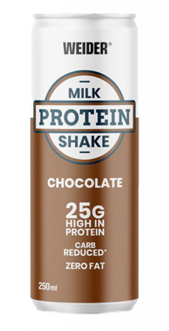 WEIDER MILK PROTEIN SHAKE PAQUETE 12 CAPUCCINO