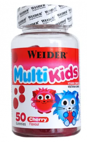 WEIDER MULTIKIDS UP 50 GUMMIES CHERRY