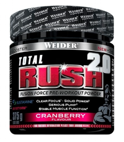 WEIDER TOTAL RUSH 2.0 375 gr NARANJA