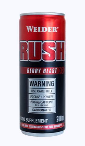 WEIDER RUSH RTD 250 ML PAQUETE 24